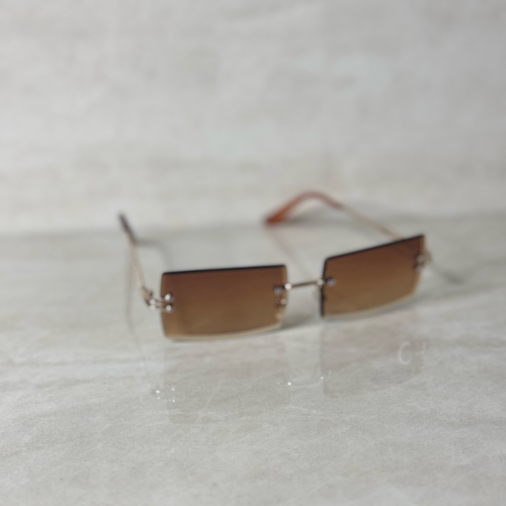 Bundle Deal. Brown Rectangular And Oval Sunglasses - image 2